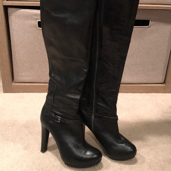 Nine West | Shoes | Black Leather Boots 